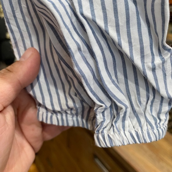 LOFT Stripped Wrap Shirt with Tie Waist - Picture 8 of 8